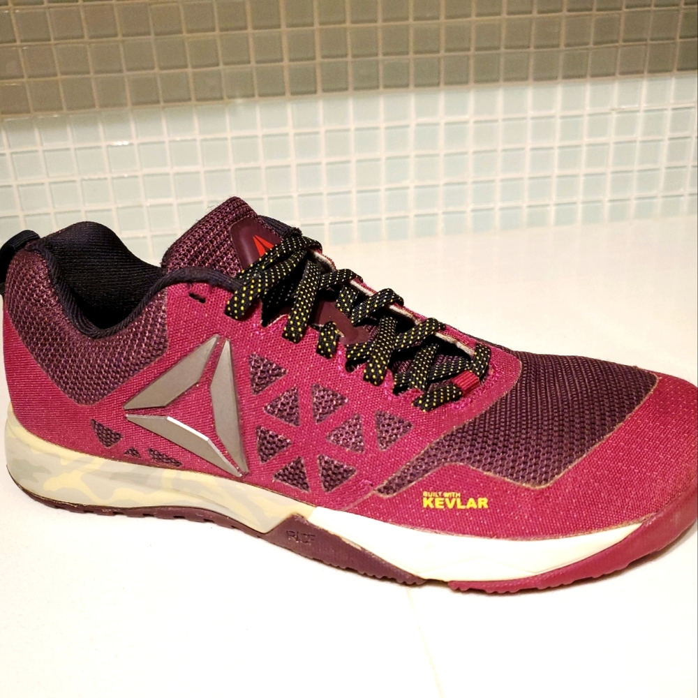 Reebok Nano 6 Crossfit Kevlar Athletic Shoes Womens Size US 8.5 Purple